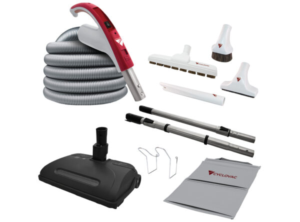 Electric attachment kit 110/24V with Exclusive Cyclovac hose and handle