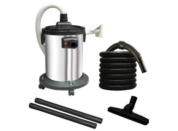 Wet and dry interceptor bin - Stainless steel - 5 gal (18.93 l) - Hose and accessories included