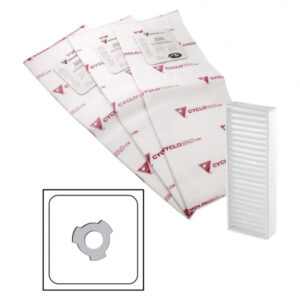 (TDSAC83C) CYCLOVAC Electrostatic bag with carbon dust filter